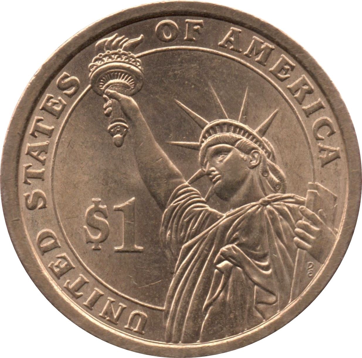 United States Coin American 1 Dollar | George Washington | Statue of Liberty | KM401 | 2007