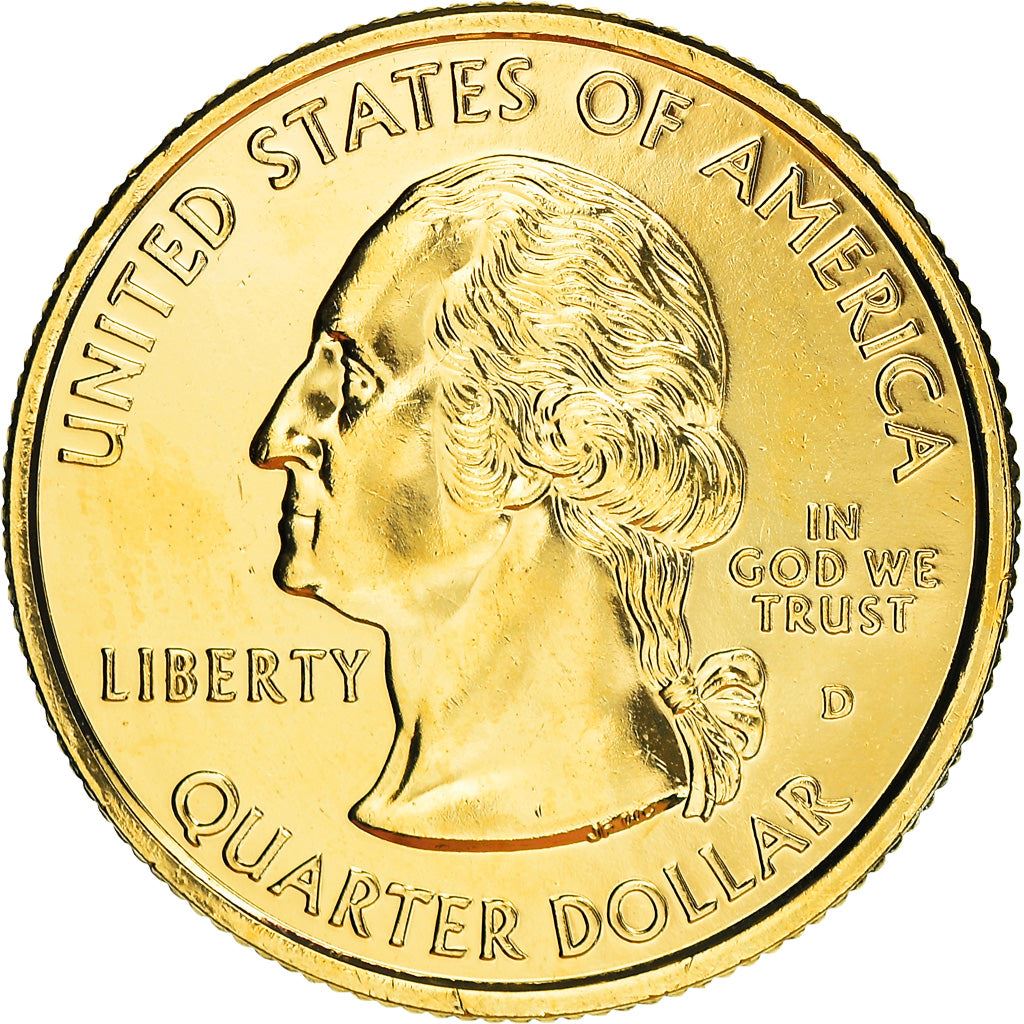 United States Coin American ¼ Dollar | George Washington | Charter Oak | KM297 | 1999