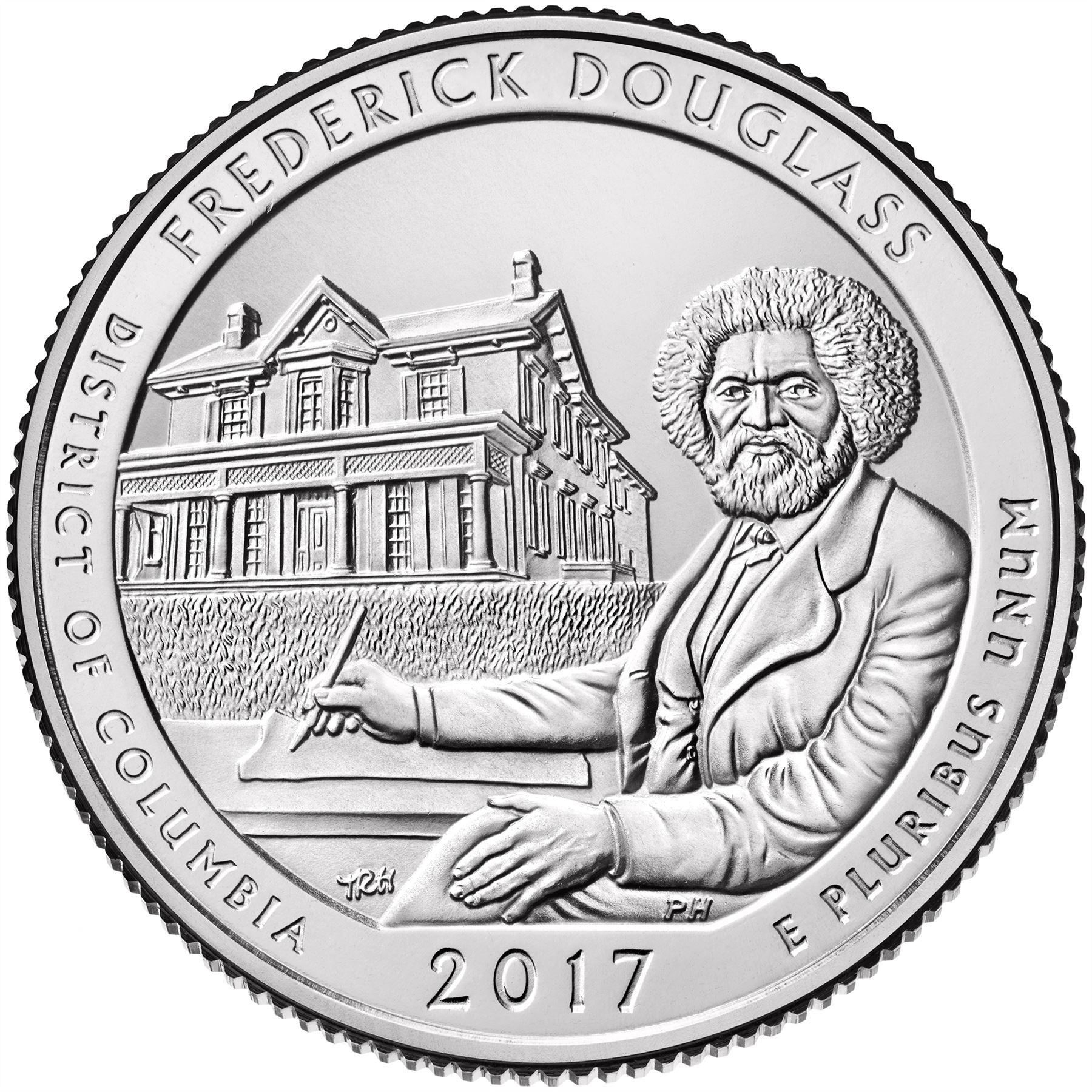 United States Coin American ¼ Dollar | George Washington | Frederick Douglass | KM654 | 2017