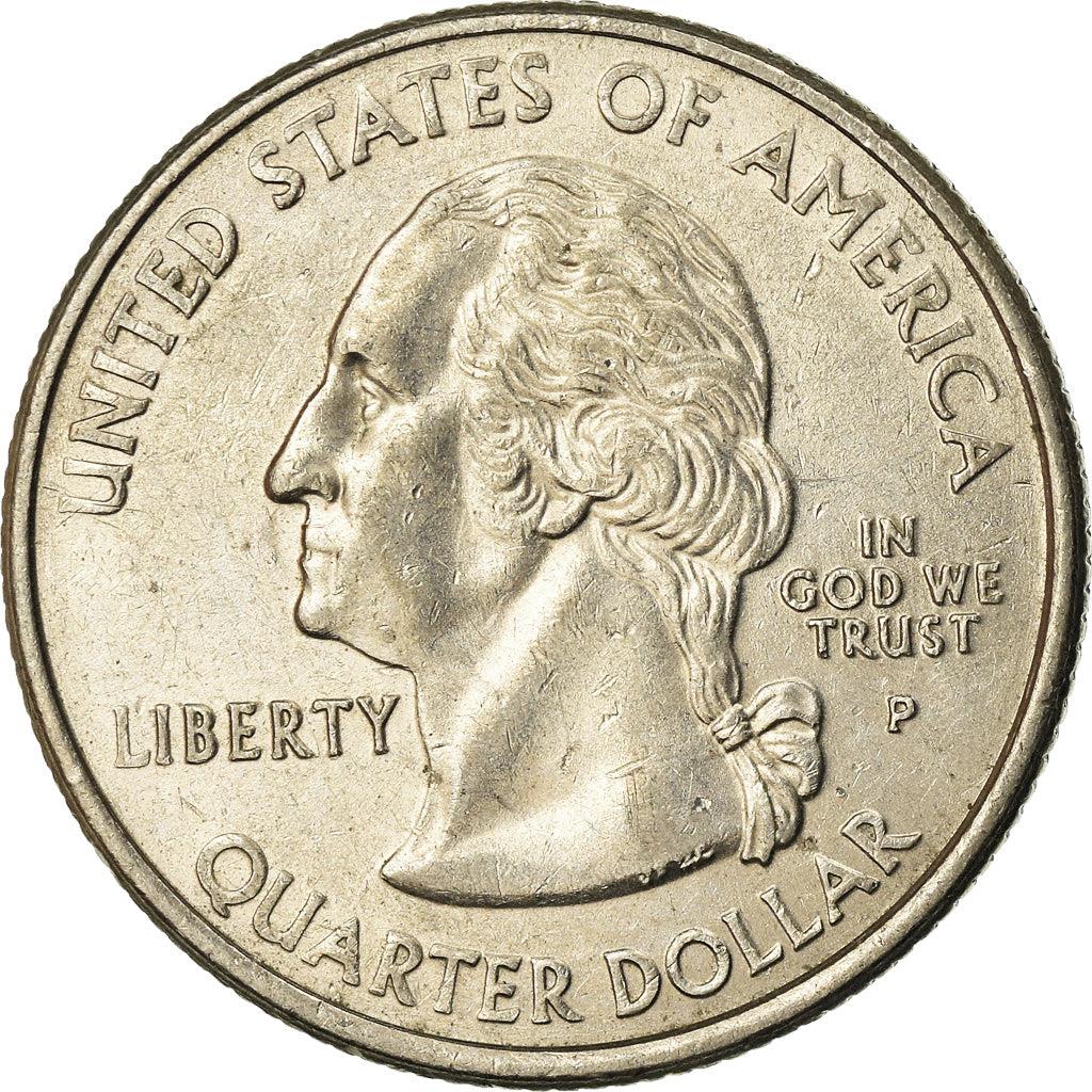 United States Coin American ¼ Dollar | George Washington | Mississippi | Magnolia Blossoms | KM335 | 2002