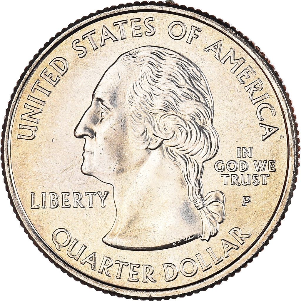 United States Coin American ¼ Dollar | George Washington | Nebraska | Ox | Wagon | KM383 | 2006