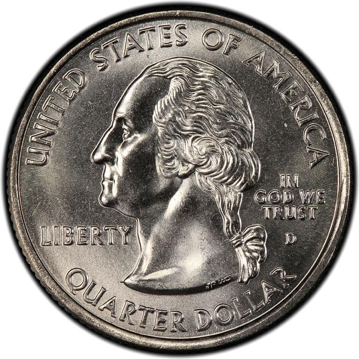 United States Coin American ¼ Dollar | George Washington | Nebraska | Ox | Wagon | KM383 | 2006