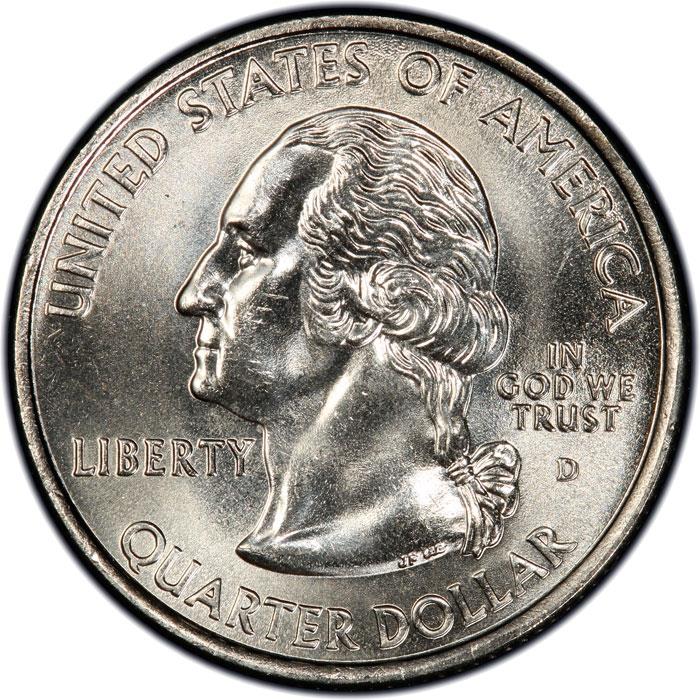 United States Coin American ¼ Dollar | George Washington | New Mexico | Zia Sun | KM422 | 2008