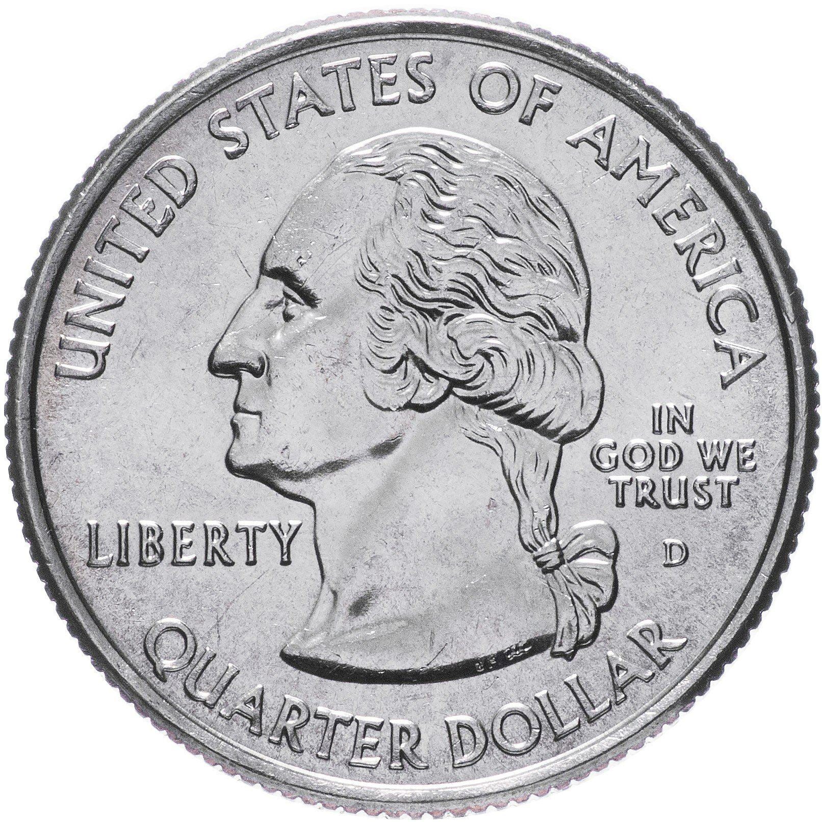 United States Coin American ¼ Dollar | George Washington | North Carolina | Wright Brothers | KM319 | 2001