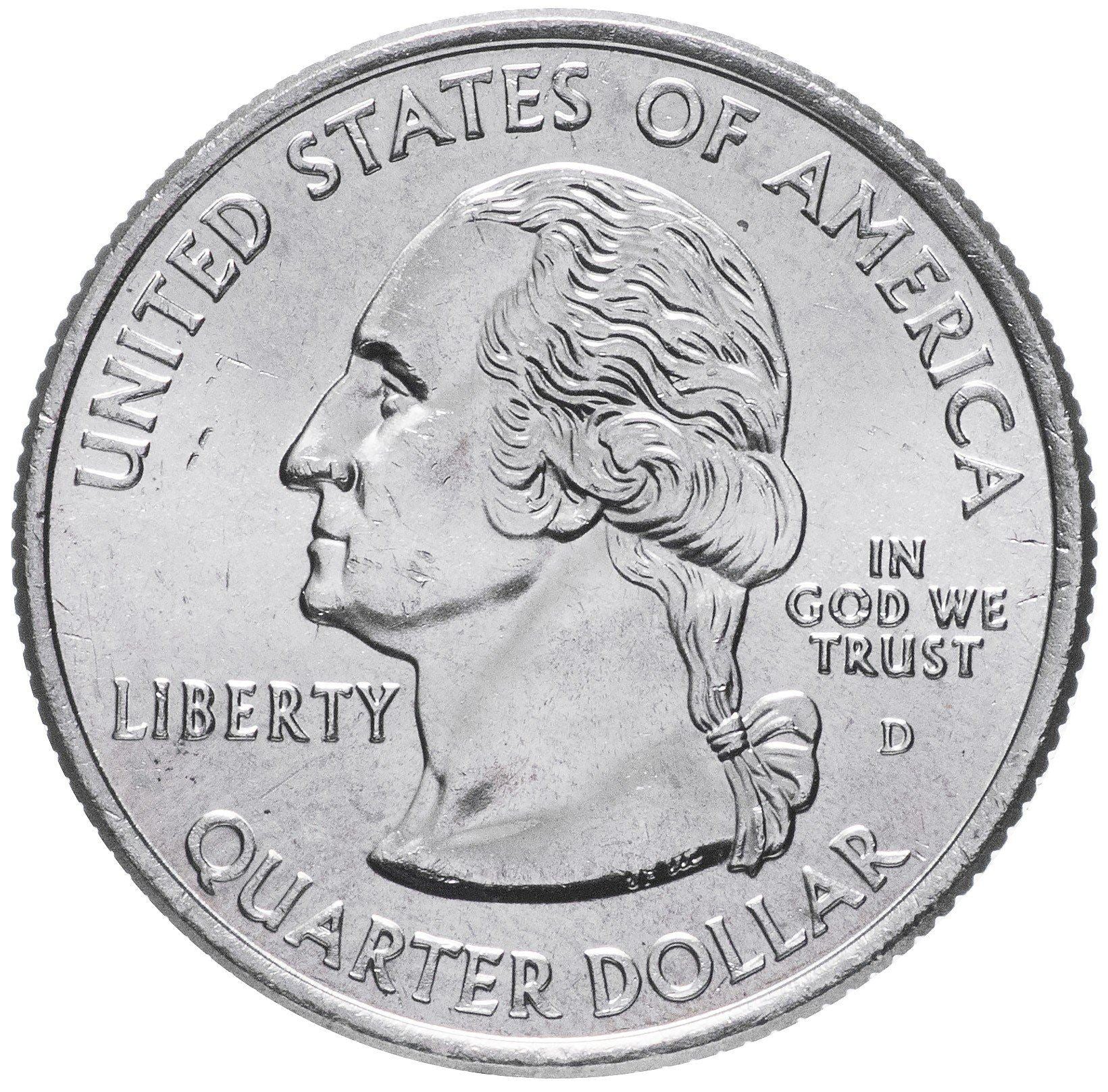 United States Coin American ¼ Dollar | George Washington | Oregon | Crater Lake | KM372 | 2005