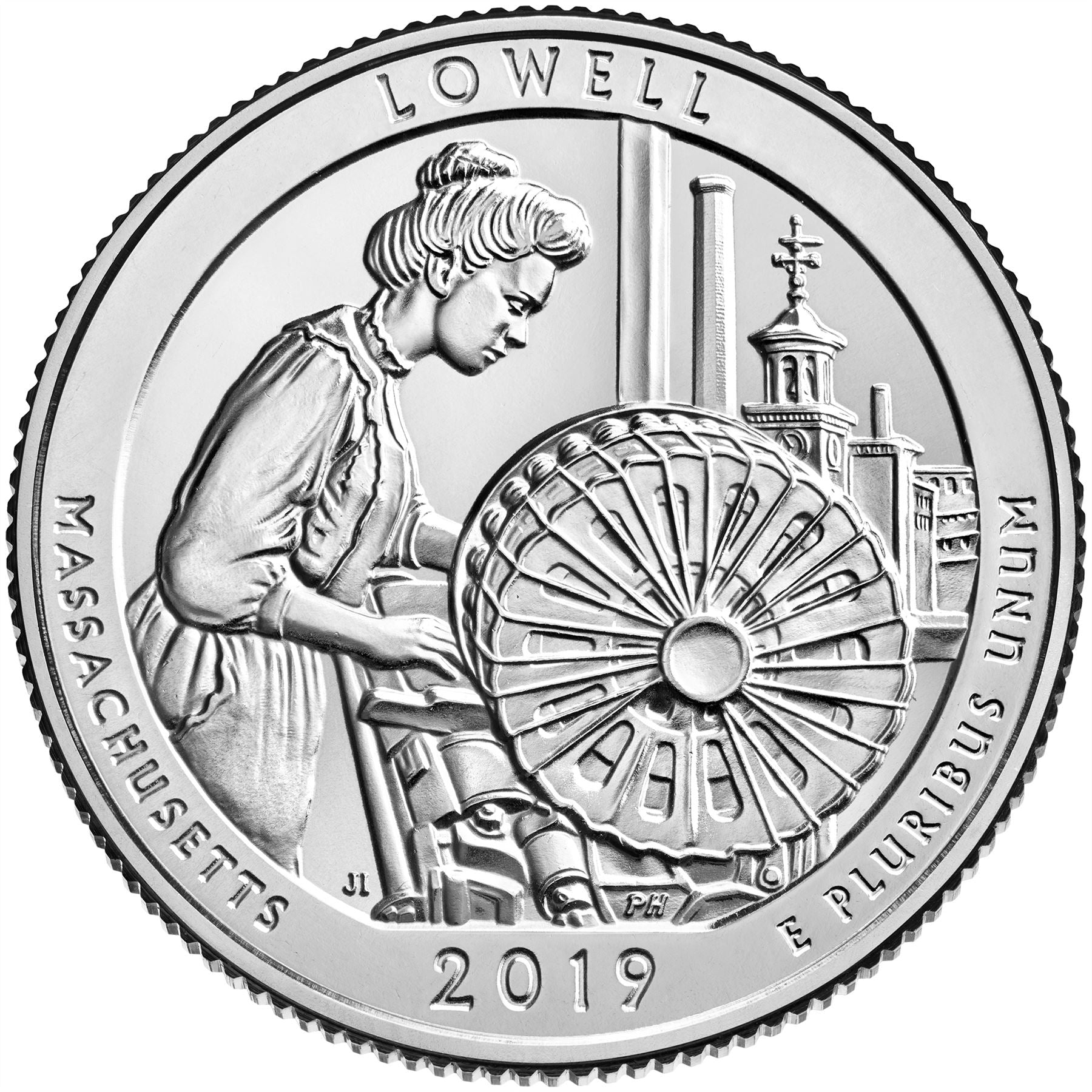 United States Coin American ¼ Dollar | George Washington | Power Loom | KM694 | 2019