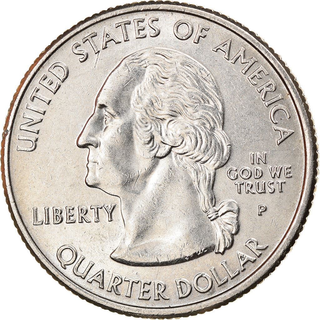 United States Coin American ¼ Dollar | George Washington | Snow-capped Mountains | Sun | Sagebrush | KM382 | 2006