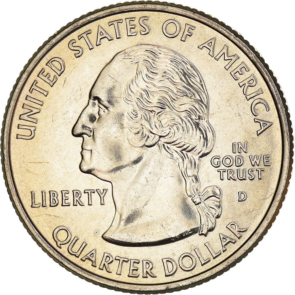 United States Coin American ¼ Dollar | George Washington | Snow-capped Mountains | Sun | Sagebrush | KM382 | 2006