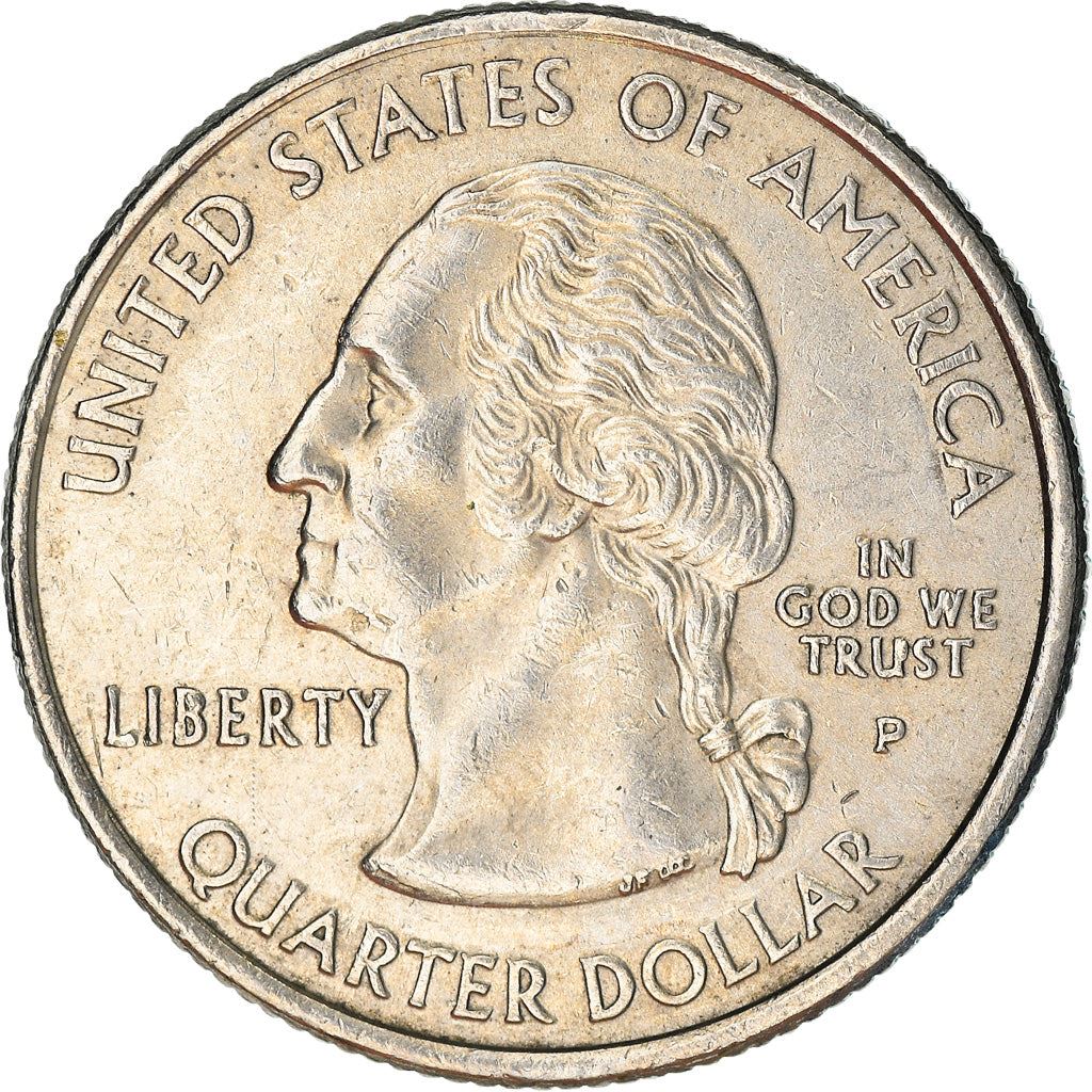 United States Coin American ¼ Dollar | George Washington | Snow-capped Mountains | Sun | Sagebrush | KM382 | 2006