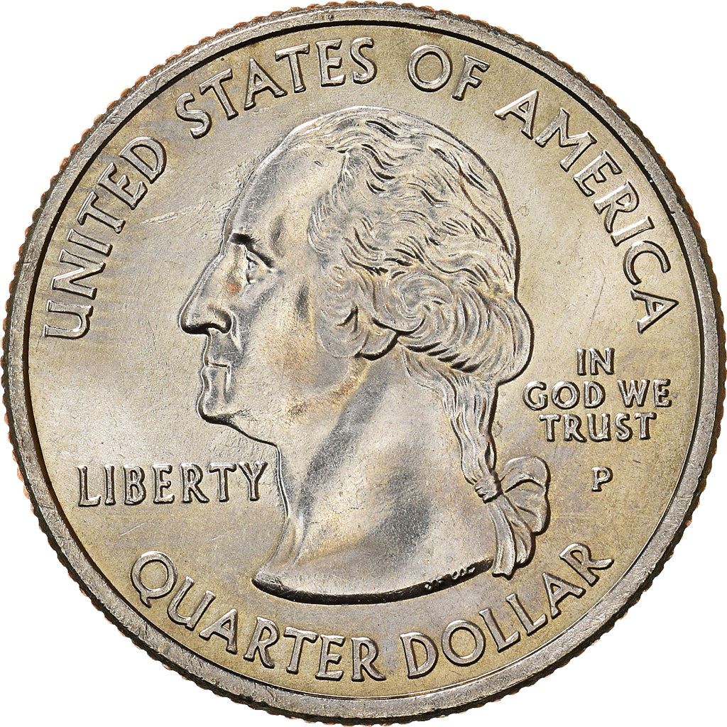 United States Coin American ¼ Dollar | George Washington | South Dakota | Mount Rushmore | Ring-necked Pheasant | KM386 | 2006