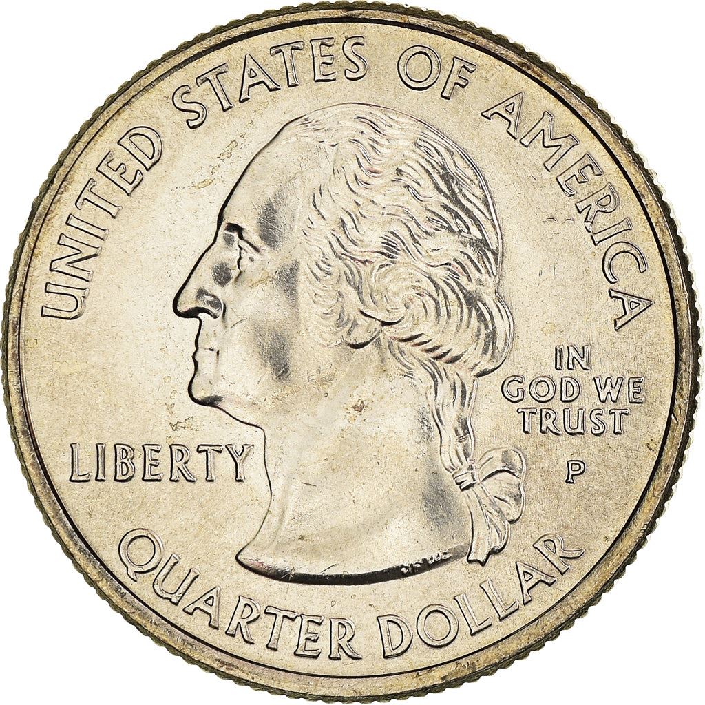 United States Coin American ¼ Dollar | George Washington | South Dakota | Mount Rushmore | Ring-necked Pheasant | KM386 | 2006