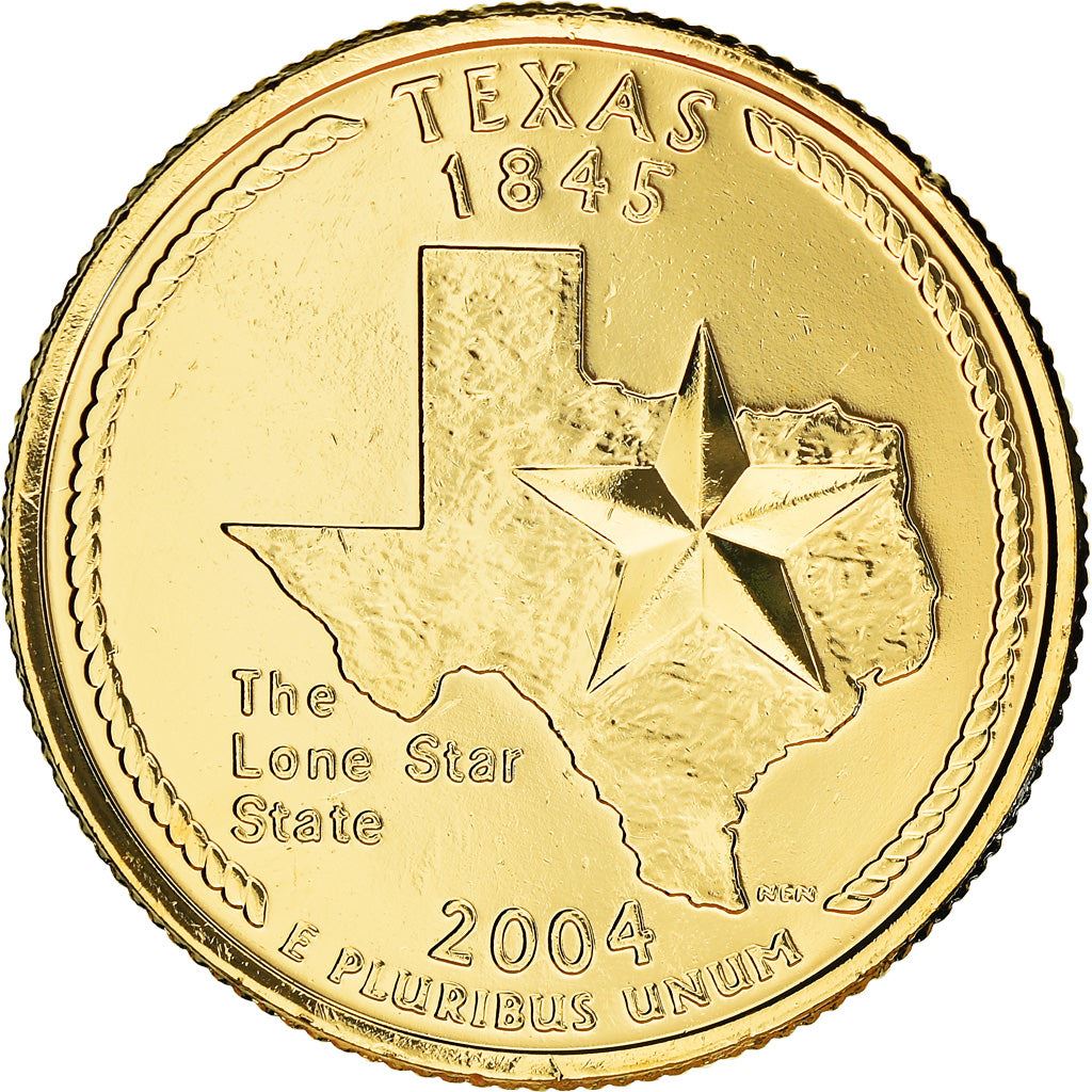 United States Coin American ¼ Dollar | George Washington | Texas | KM357 | 2004