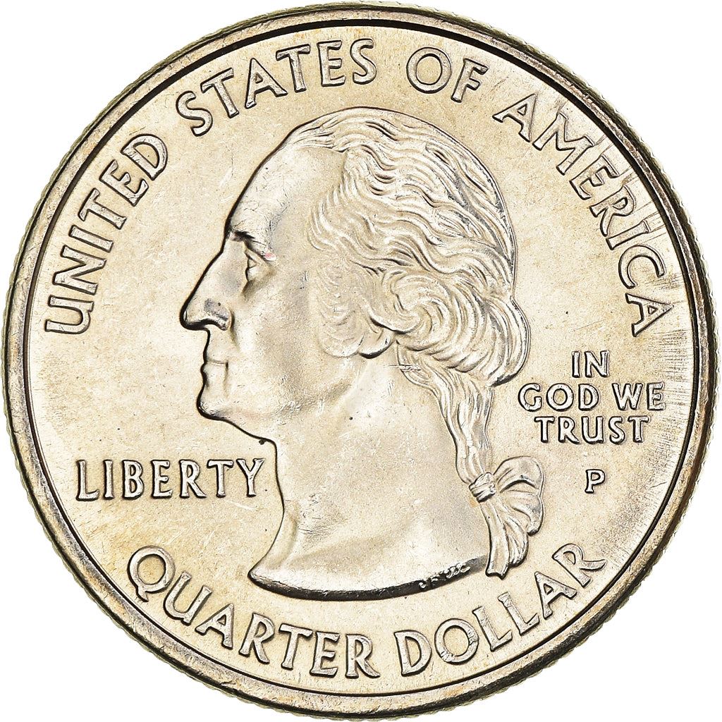 United States Coin American ¼ Dollar | George Washington | Yellow Jessamine | Palmetto Tree | KM307 | 2000