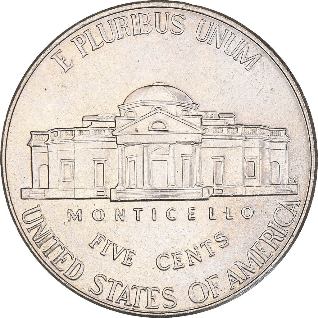 United States Coin American 5 Cents | Thomas Jefferson | Monticello | KM381 | 2006 - 2021