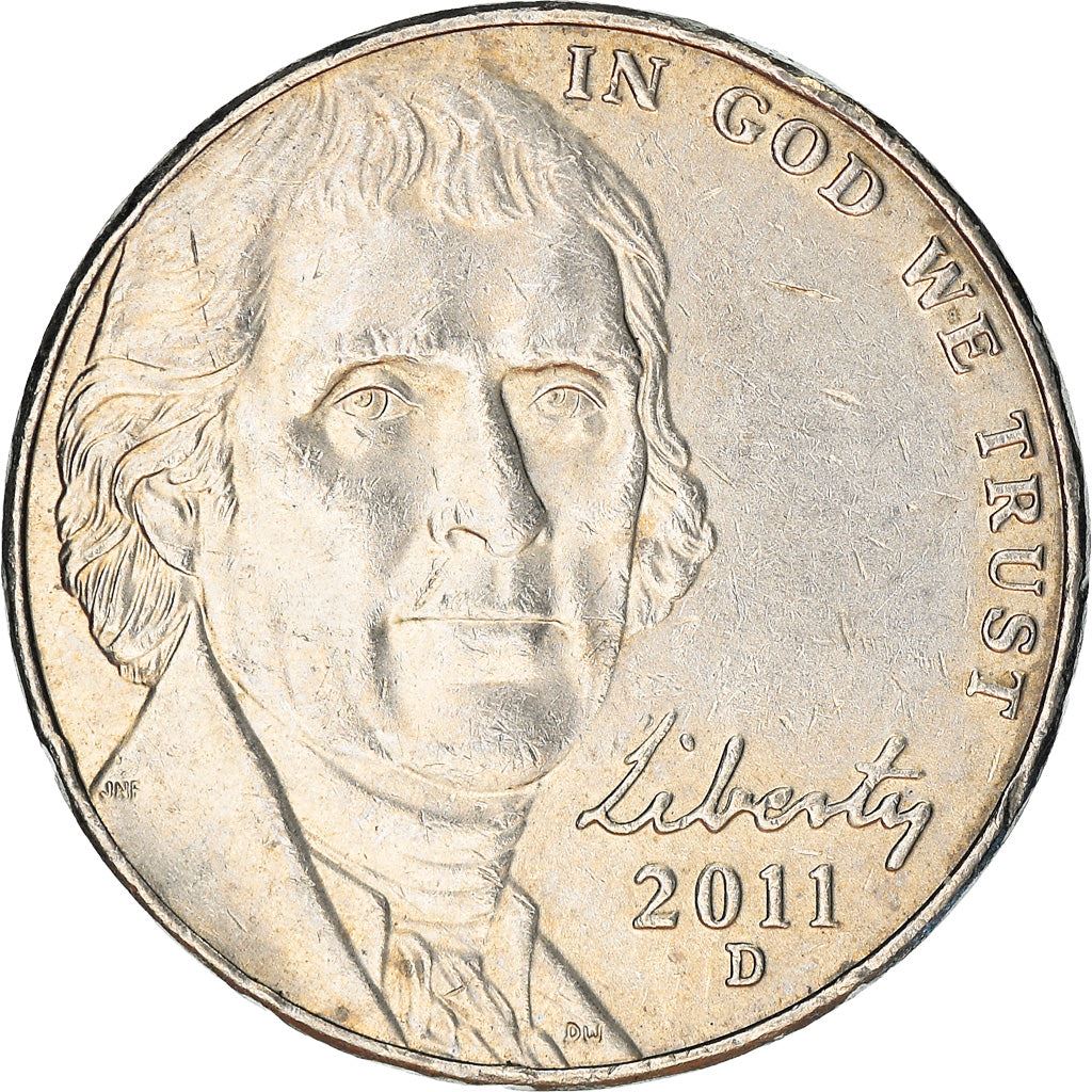 United States Coin American 5 Cents | Thomas Jefferson | Monticello | KM381 | 2006 - 2021