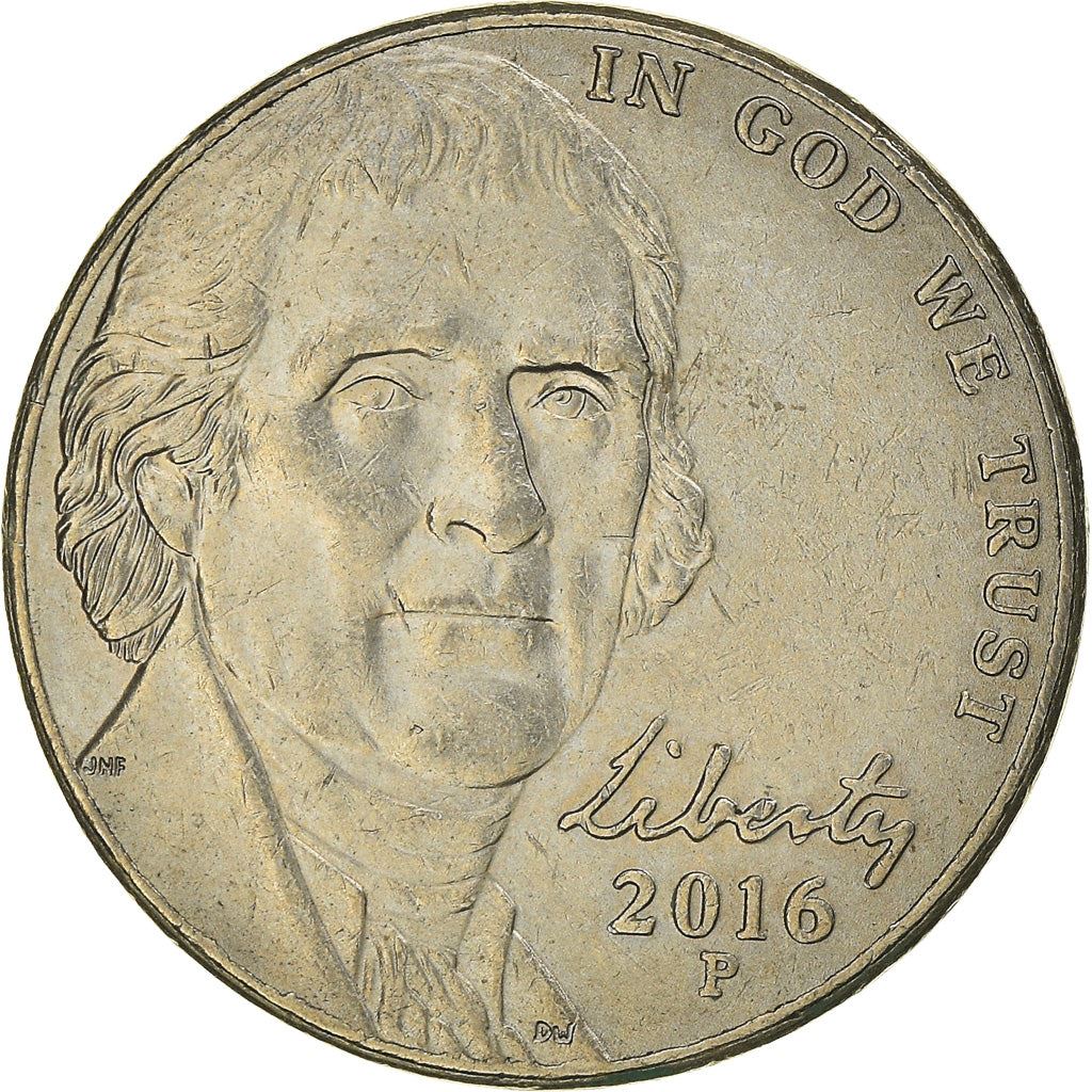 United States Coin American 5 Cents | Thomas Jefferson | Monticello | KM381 | 2006 - 2021