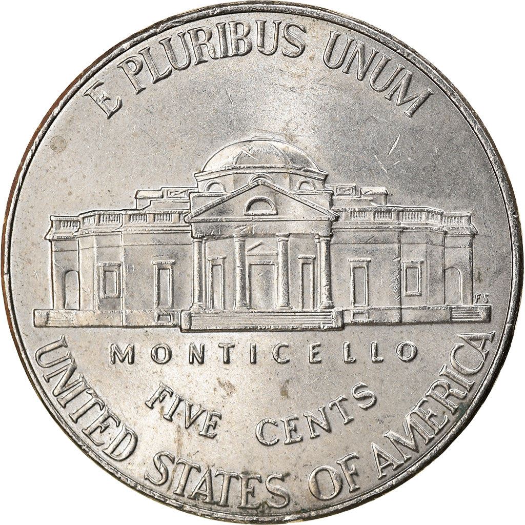 United States Coin American 5 Cents | Thomas Jefferson | Monticello | KM381 | 2006 - 2021