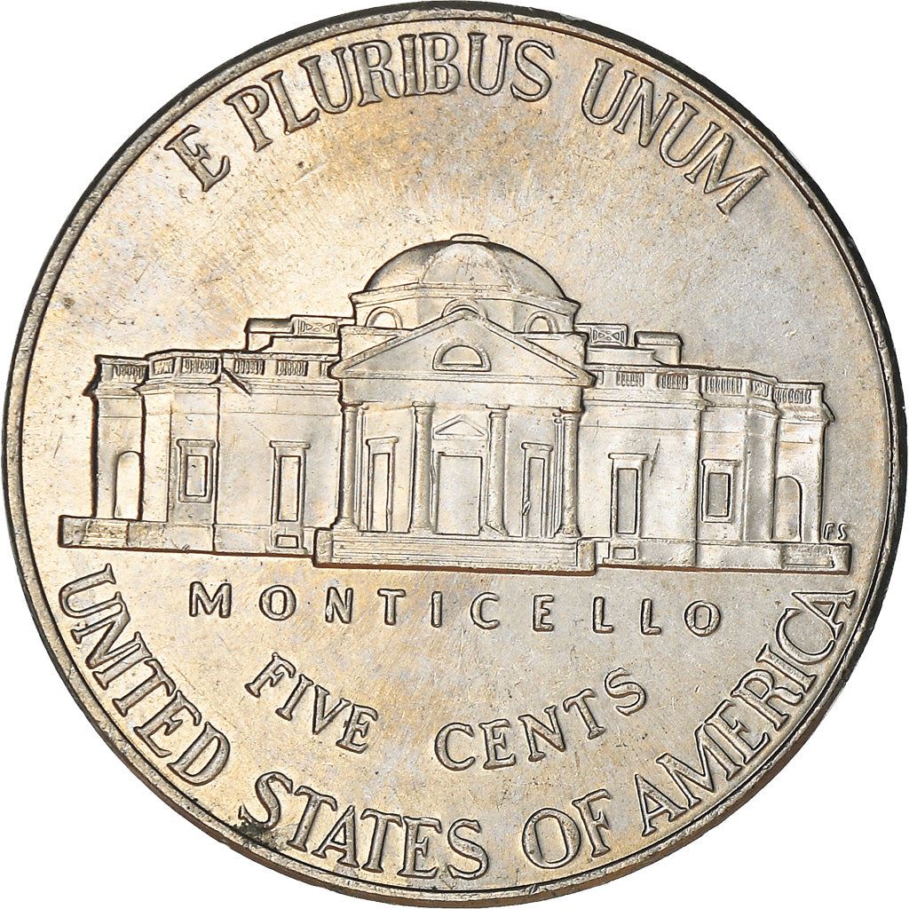 United States Coin American 5 Cents | Thomas Jefferson | Monticello | KM381 | 2006 - 2021