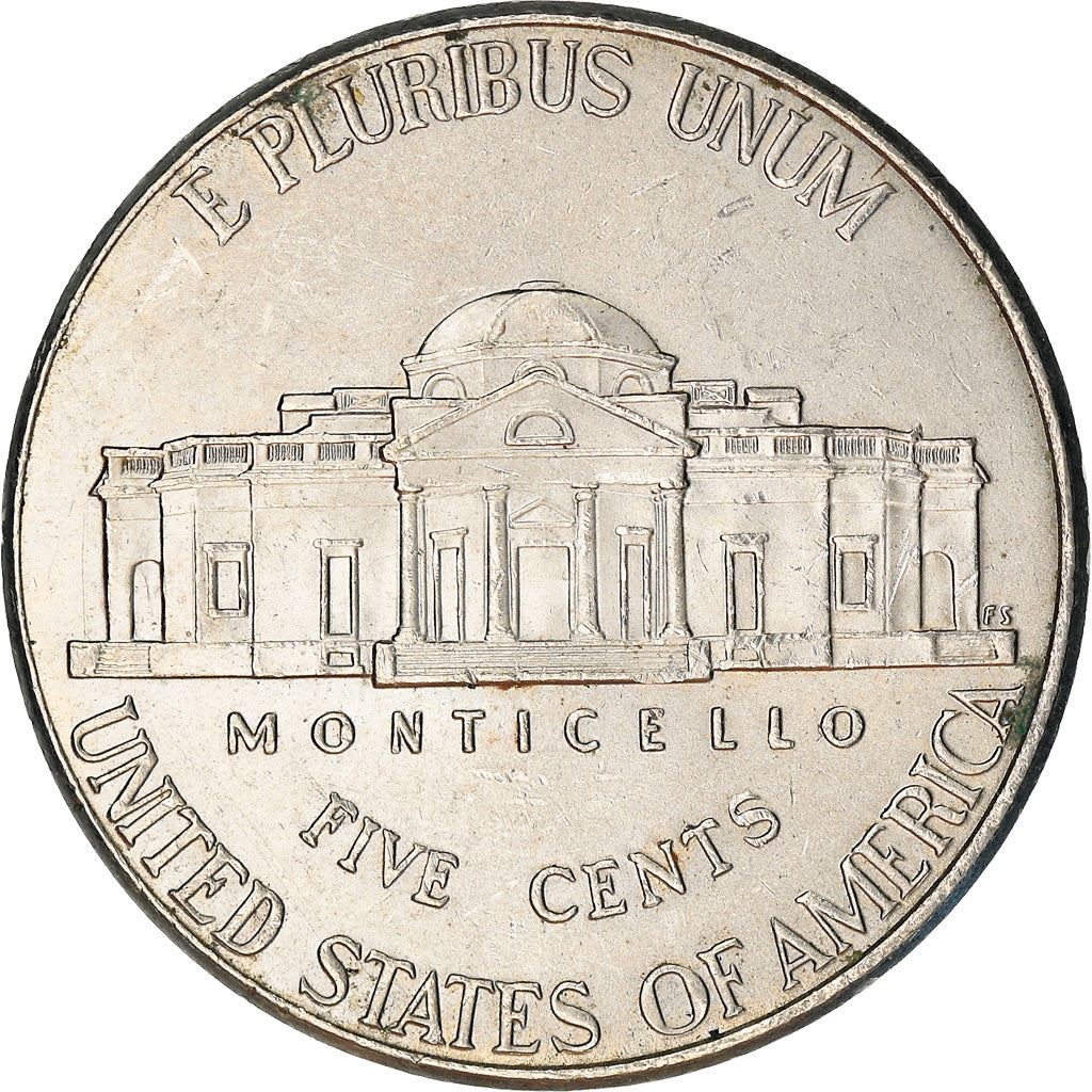 United States Coin American 5 Cents | Thomas Jefferson | Monticello | KM381 | 2006 - 2021