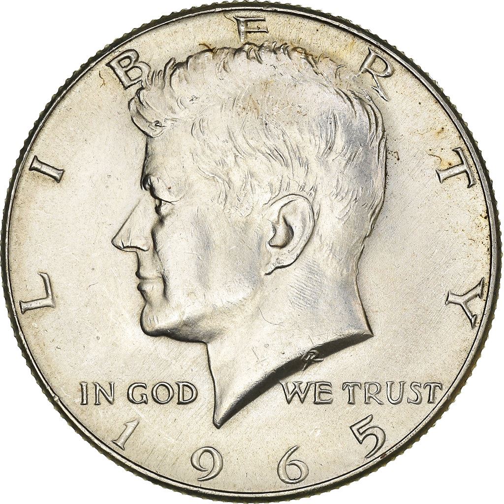 United States Coin American Half Dollar | John Fitzgerald Kennedy | Presidential Seal | KM202a | 1965 - 1970