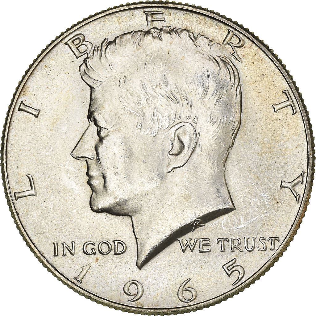 United States Coin American Half Dollar | John Fitzgerald Kennedy | Presidential Seal | KM202a | 1965 - 1970