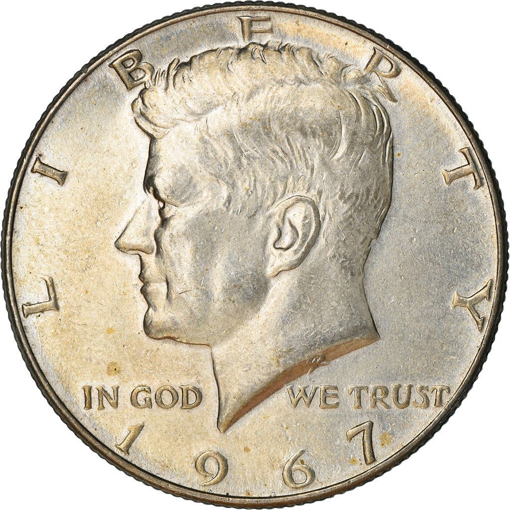 United States Coin American Half Dollar | John Fitzgerald Kennedy | Presidential Seal | KM202a | 1965 - 1970