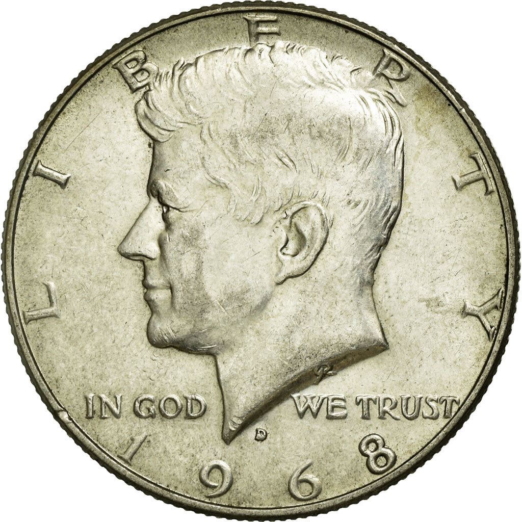 United States Coin American Half Dollar | John Fitzgerald Kennedy | Presidential Seal | KM202a | 1965 - 1970