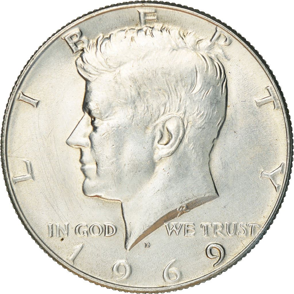 United States Coin American Half Dollar | John Fitzgerald Kennedy | Presidential Seal | KM202a | 1965 - 1970