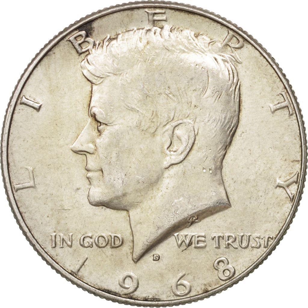 United States Coin American Half Dollar | John Fitzgerald Kennedy | Presidential Seal | KM202a | 1965 - 1970