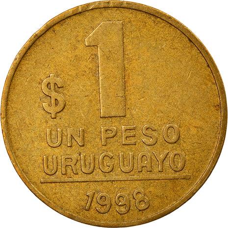 Uruguay Coin 	Uruguayan 1 Peso | Jose Gervasio Artigas | KM103.2 | 1998 - 2007