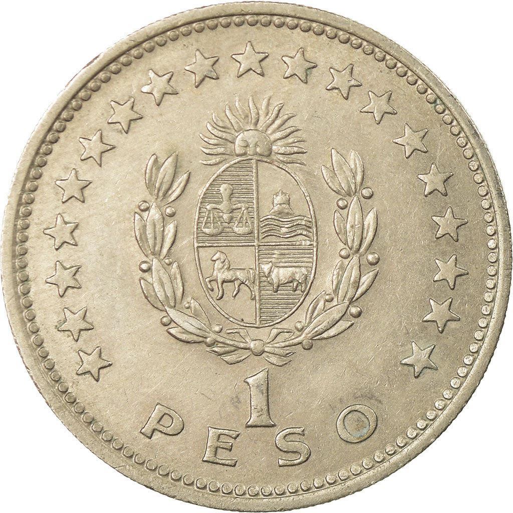 Uruguay Coin 	Uruguayan 1 Peso | Jose Gervasio Artigas | KM42 | 1960