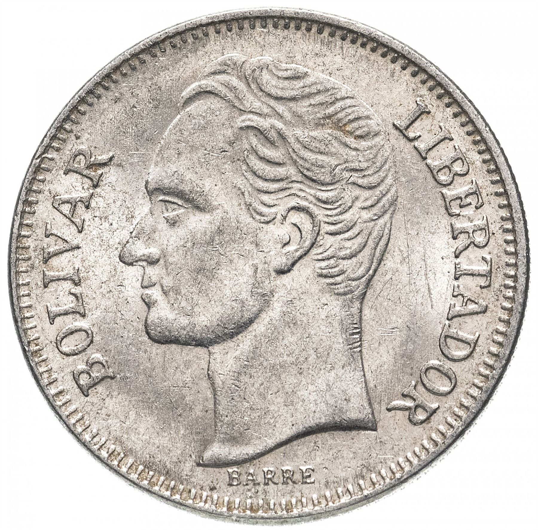 Venezuela | 1 Bolivar Coin | Palomo Horse | Simon Bolivar | KM52a | 1989 - 1990