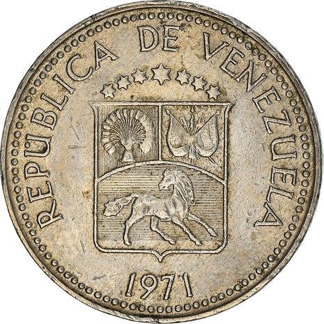 Venezuela | 5 Centimos Coin | Palomo Horse | Wreath | KM38.3 | 1971