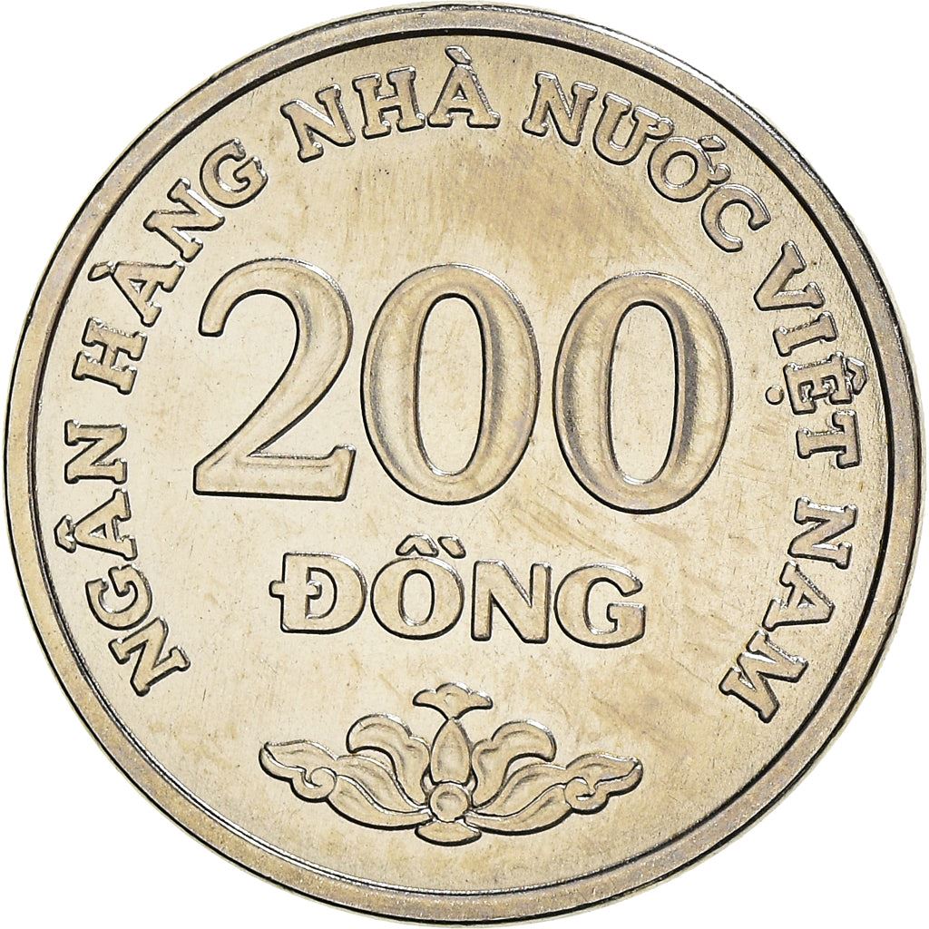 Vietnam | 200 Dong Coin | Flower | KM71 | 2003