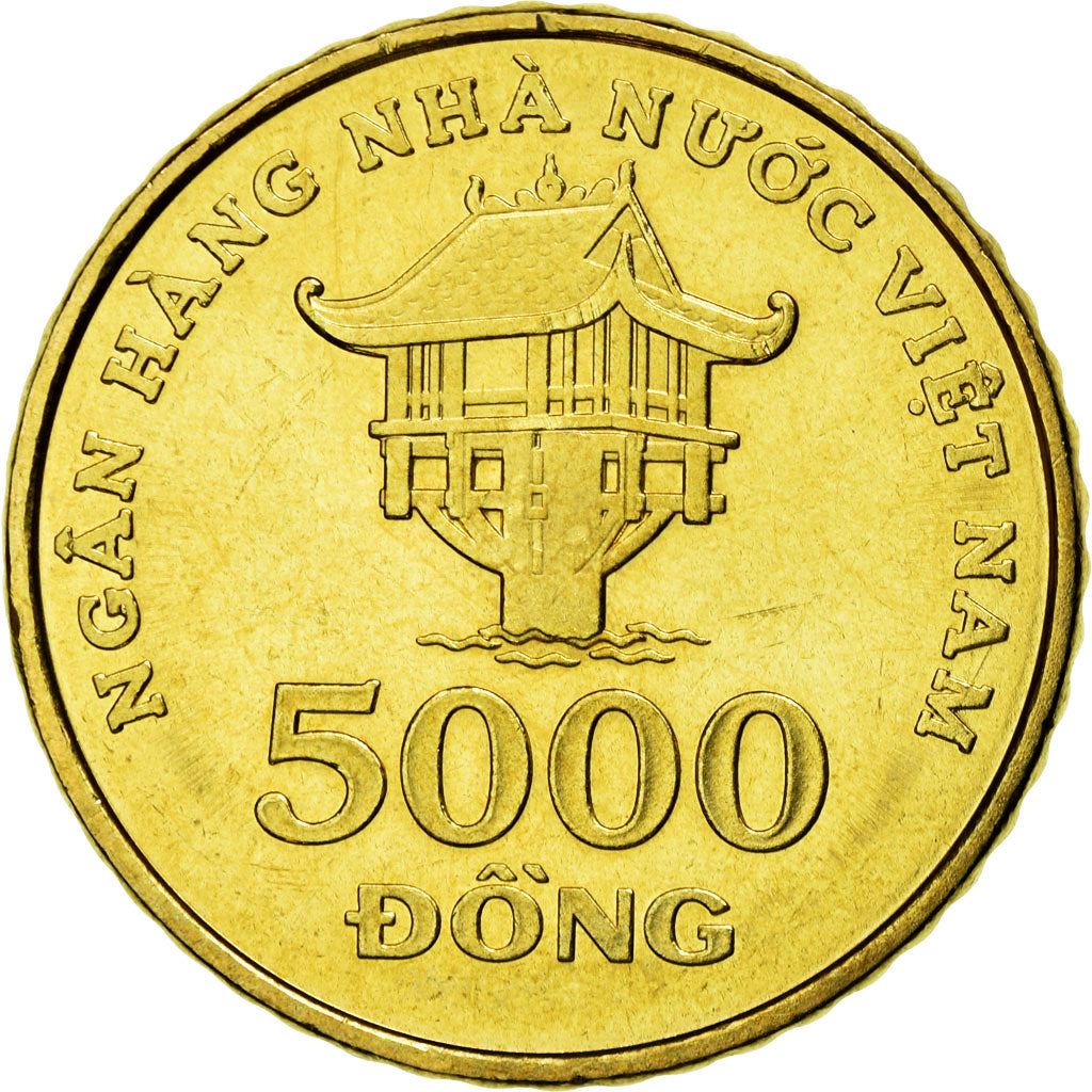 Vietnam Coin | 5000 Đồng | Pagoda | KM73 | 2003