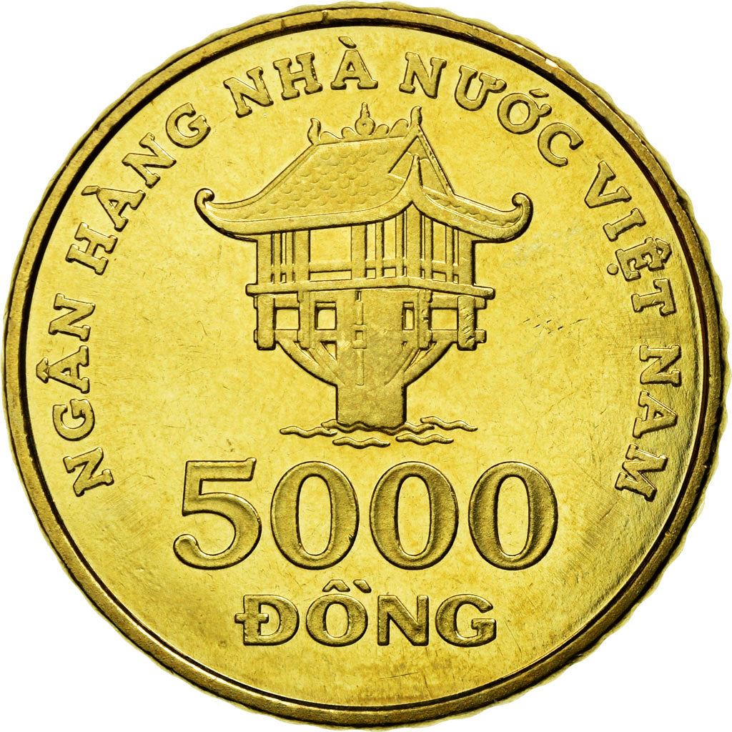 Vietnam Coin | 5000 Đồng | Pagoda | KM73 | 2003