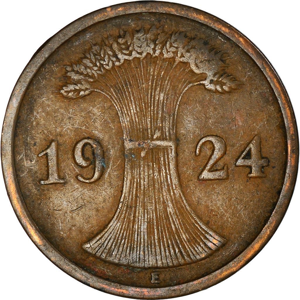 Weimar Republic 2 Reichspfennig Coin | German Reich | KM38 | 1923 - 1936