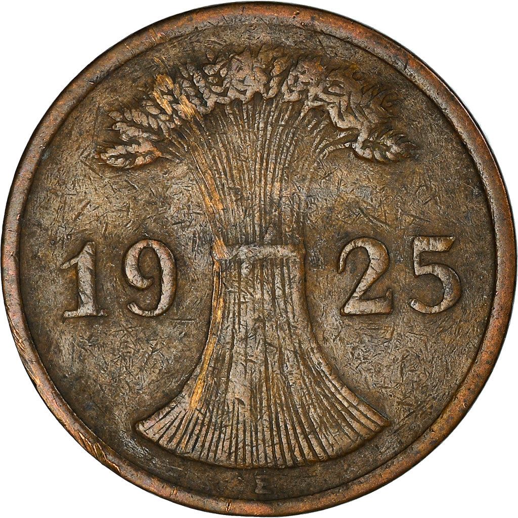 Weimar Republic 2 Reichspfennig Coin | German Reich | KM38 | 1923 - 1936