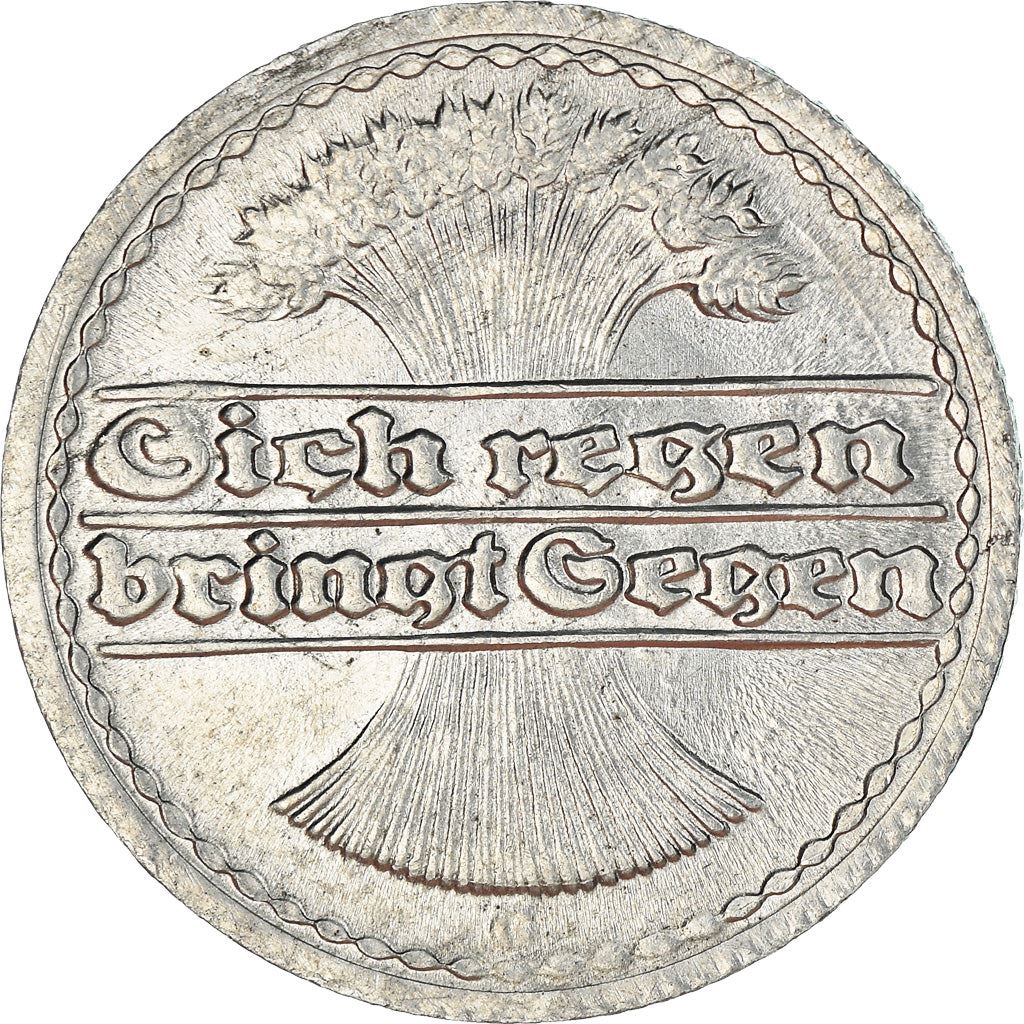 Weimar Republic 50 Pfennig Coin | German Reich | KM27 | 1919 - 1922