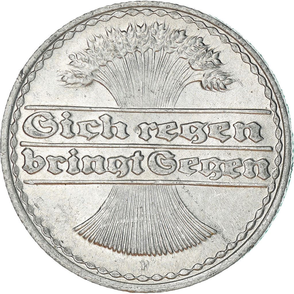 Weimar Republic 50 Pfennig Coin | German Reich | KM27 | 1919 - 1922