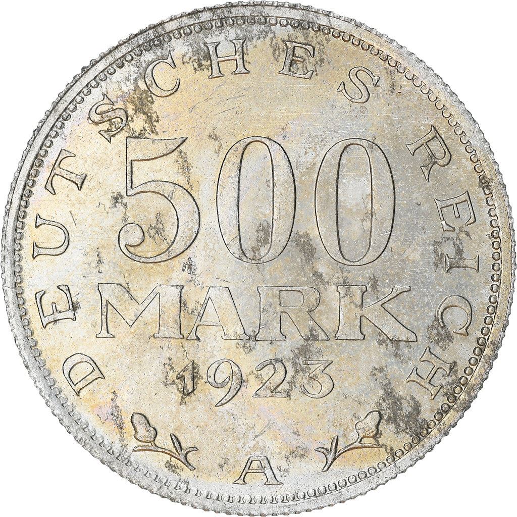 Weimar Republic 500 Mark Coin | German Reich | KM36 | 1923