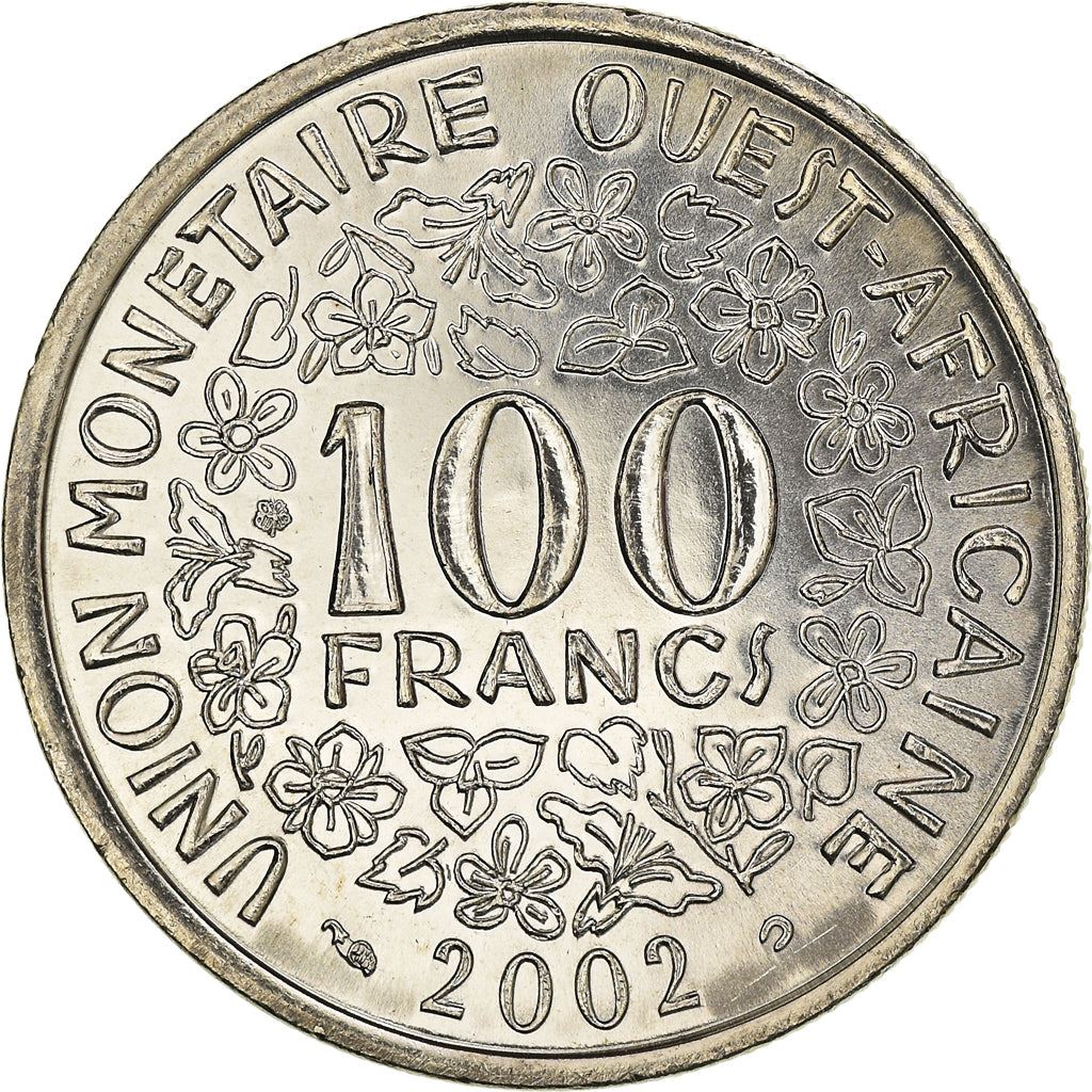 Western African States | 100 Francs Coin | Sawfish | Flowers | KM4 | 1967 - 2009