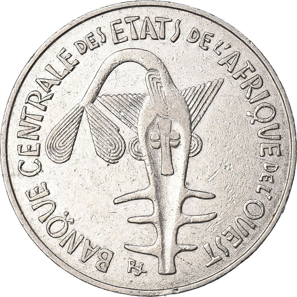 Western African States | 100 Francs Coin | Sawfish | Flowers | KM4 | 1967 - 2009