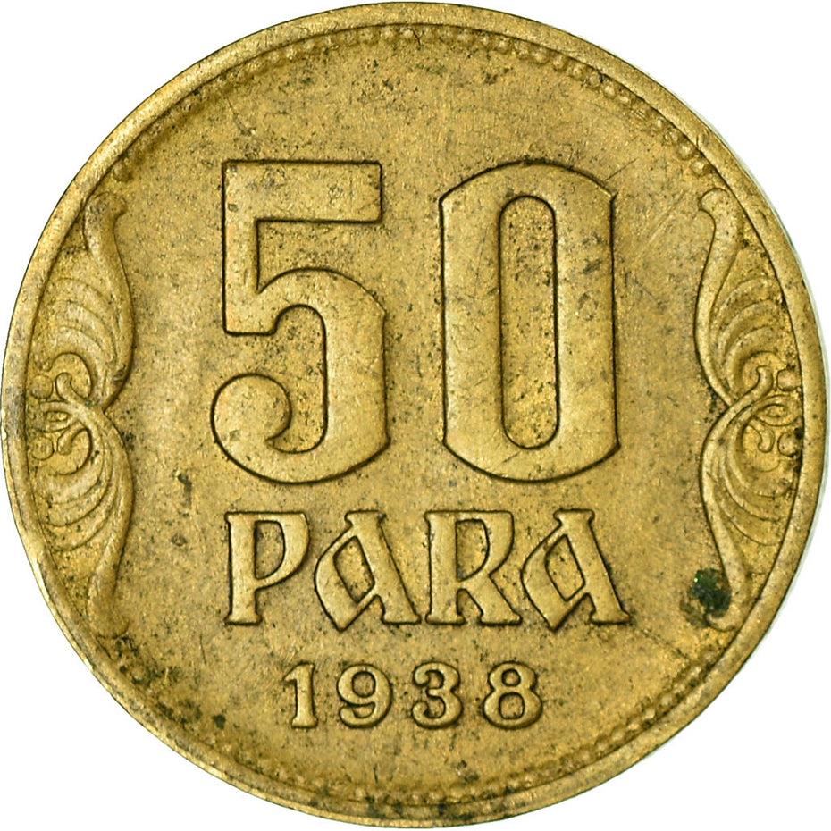 Yugoslavia 50 Para Coin | Petar II | Crown | KM18 | 1938