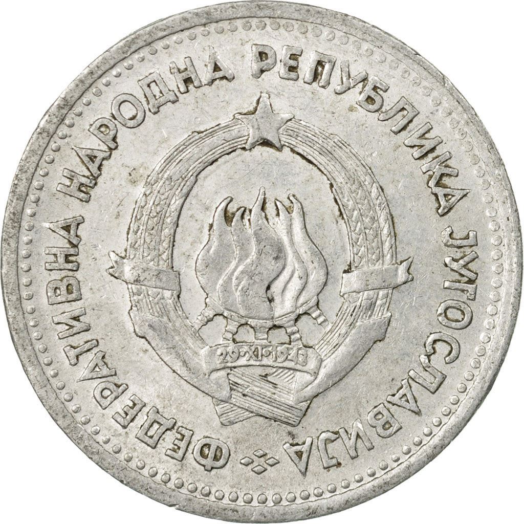 Yugoslavia Coin | 1 Dinar | Flame | Star | KM30 | 1953