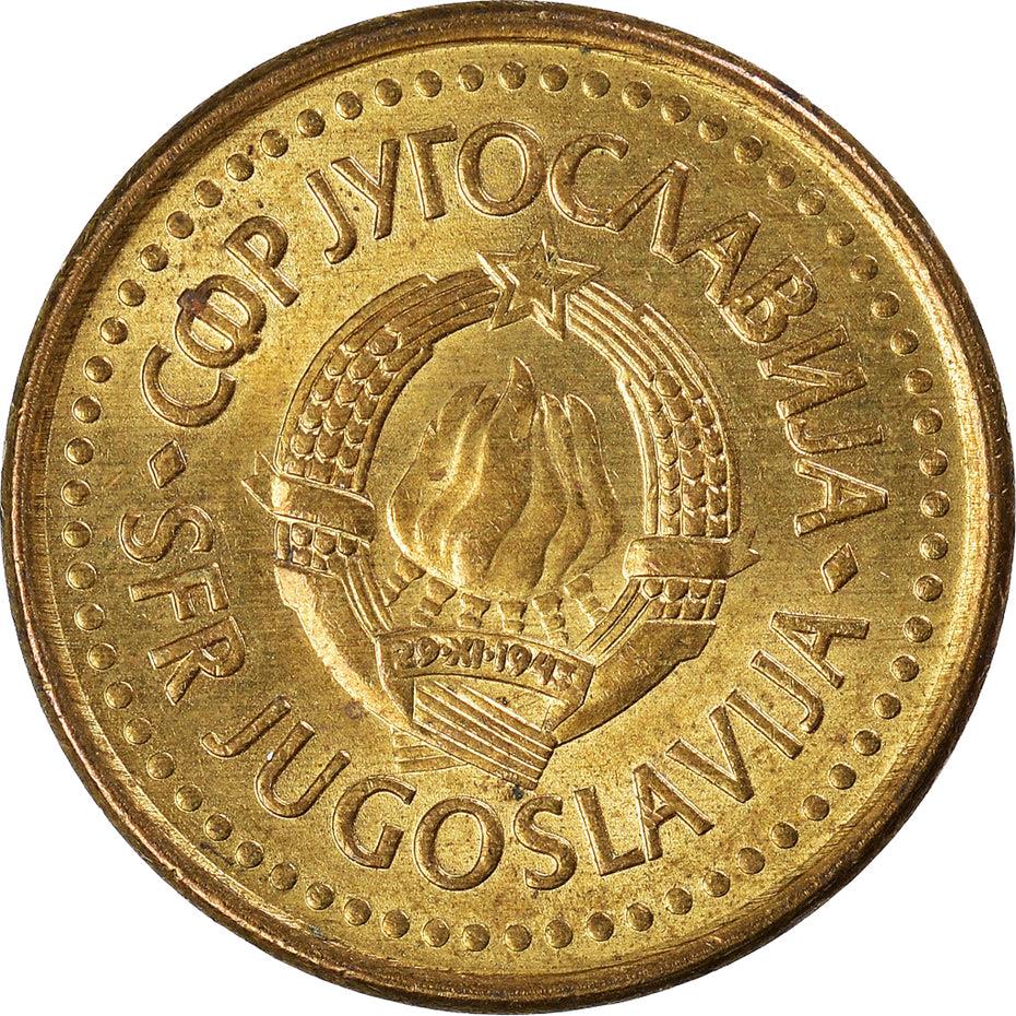 Yugoslavia Coin | 50 Para | Flame | Stars | KM141 | 1990 - 1991