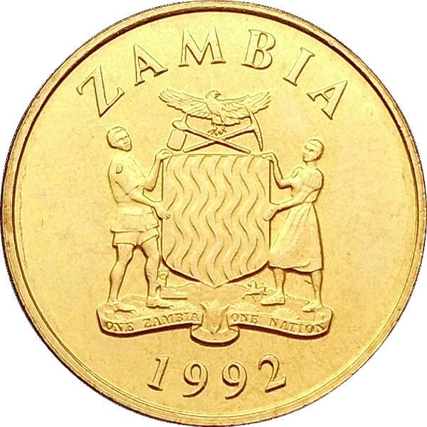 Zambia 1 Kwacha Coin | Taita Falcons | KM38 | 1992