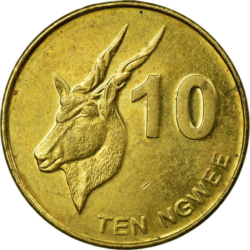 Zambia | 10 Ngwee Coin | Eland | Km:206 | 2012 - 2017