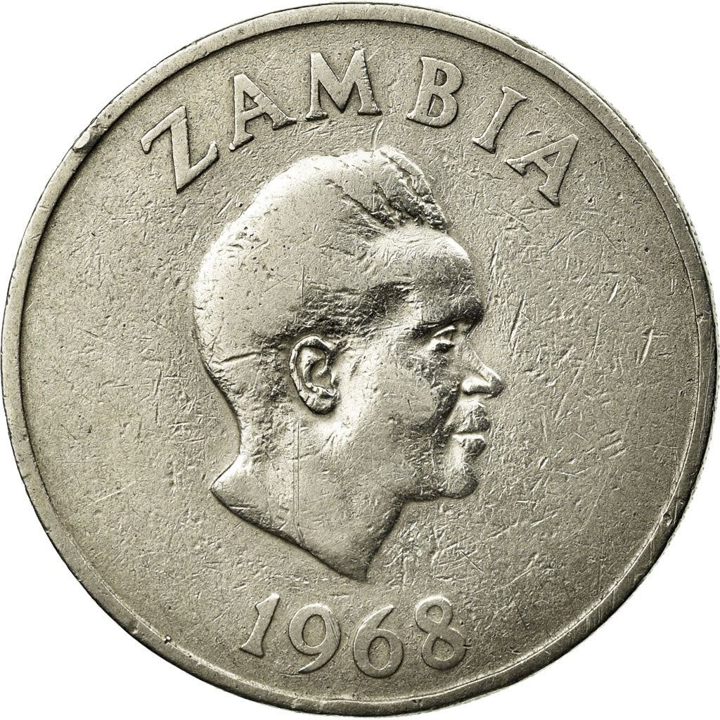 Zambia | 20 Ngwee Coin | Bohor Reedbuck | Km:13 | 1968 - 1988