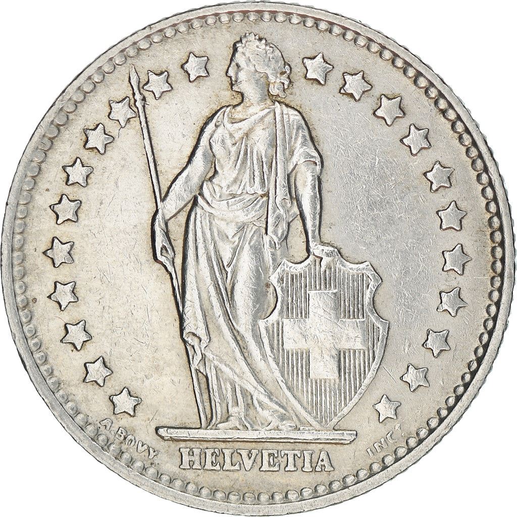 Switzerland Coin Swiss 1 Franc | Helvetia | KM24 | 1875 - 1967